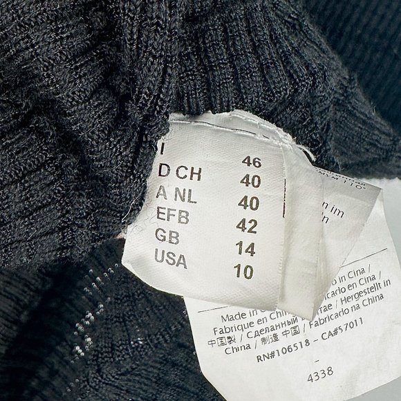 M Missoni Black V-Neck Knit Tank - Picture 5 of 6